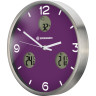 Часы настенные BRESSER MyTime io NX Thermo/Hygro, 30 см, фиолетовые 76464